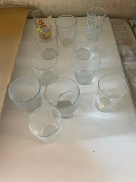 lot de 12 verres à eau