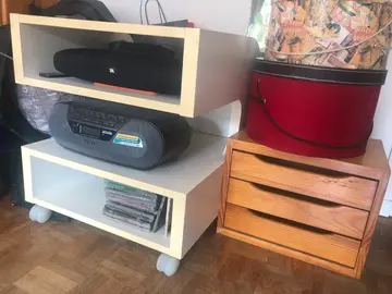 Meuble TV + coffre 3 tiroirs