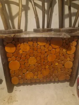 donne bar en rondin de chêne