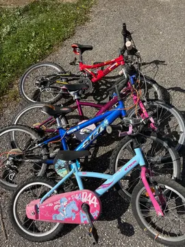 lot de vélos enfant