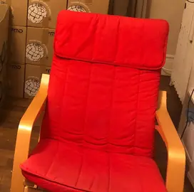 fauteuil à bascule avec repose pieds (démonté)