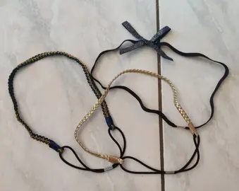 Lot de 3 élastiques/serre-tête