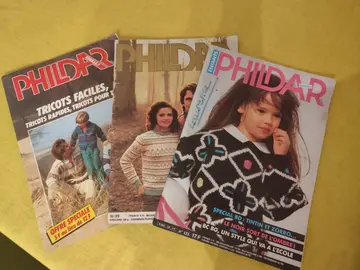 3 anciennes revues de tricot