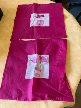 2 housses de coussin