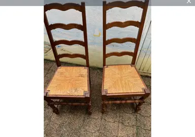 chaise rustique