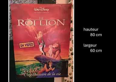affiche "le roi lion"