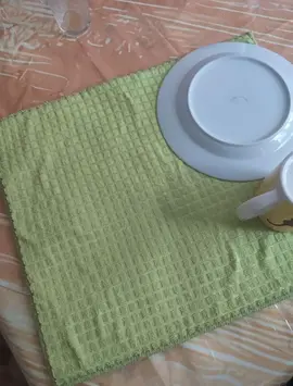 Tapis de séchage jaune en éponge