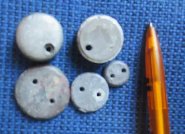 LOT PETITS POIDS EN PLOMB POUR TRICOTIN OU AUTRE