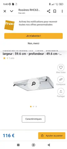 Hotte Rosières