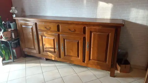 Enfilade rustique bois massif
