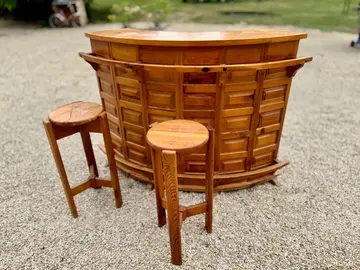 bar en bois