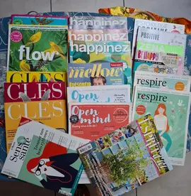 lot de magazines "bien être"