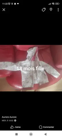 jogging taille m. et rideau 132 sur 160
