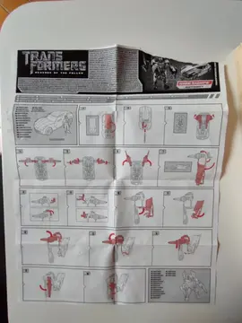 Notice Transformers -Autobot - Revenge of the faller