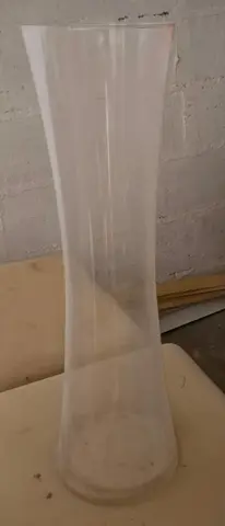 Vase haut transparent