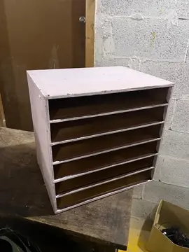 casier à tri en bois leger