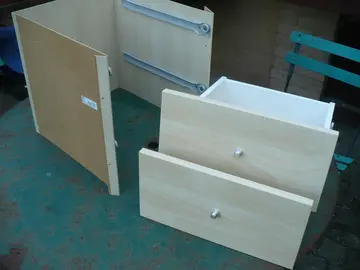 Blocs de deux tiroirs pour meuble Ikea kallax
