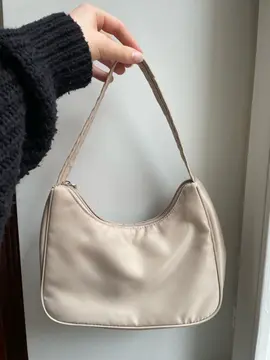 sac baguette beige marron clair