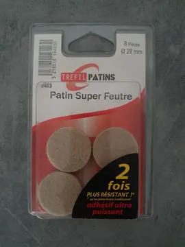 8 patins en feutre