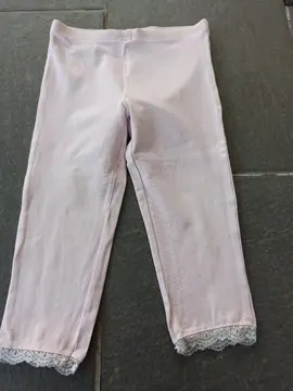 legging rose taille 8 ans