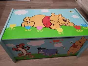 coffre à jouet winnie l'ourson