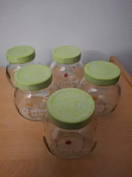Lot 6 pots à confiture vide