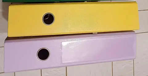 Lots de 2 classeurs à levier dos 8 cm