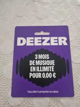 carte deezer
