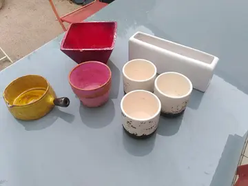 Lot de pots et cache-pots