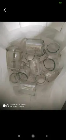 34 pots de yaourt en verre