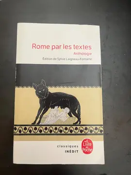 Rome par les textes. Anthologie