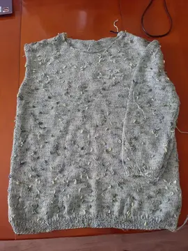 pull vert pas fini pour laine