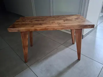 table basse bois 80 L x 40 l x 50 h