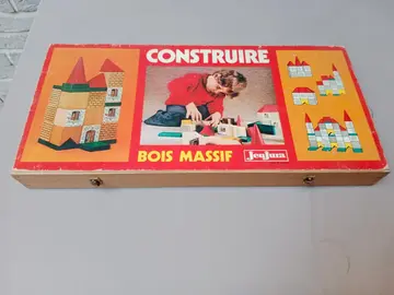 Jeu de construction en bois Jeujura