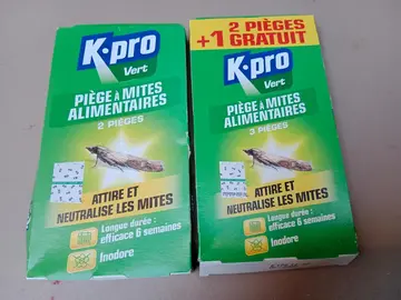 Pièges à mites alimentaires