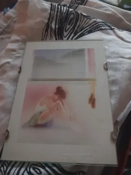 Cadre avec danseuse