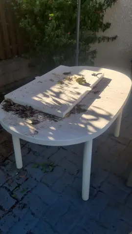 Table et chaises de jardin