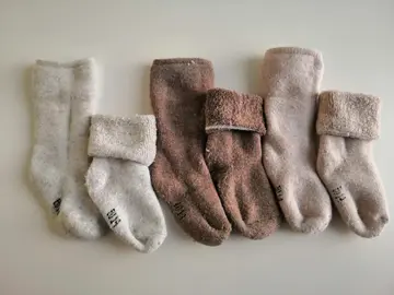 Lot de 5 paires de chaussettes (Beige/Marron) Pointure 14 (0/3 mois) Kiabi
