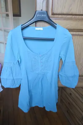TUNIQUE femme PROMOD Taille 1 100% Coton