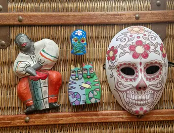 lot de 4 objets deco Mexique
