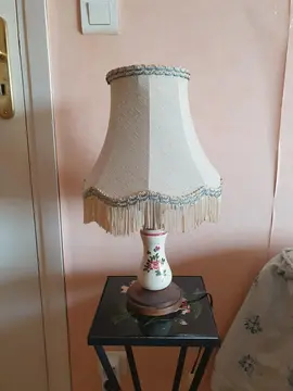 2 lampes de chevet en bois