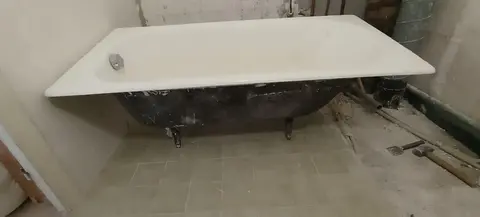 baignoire en fonte