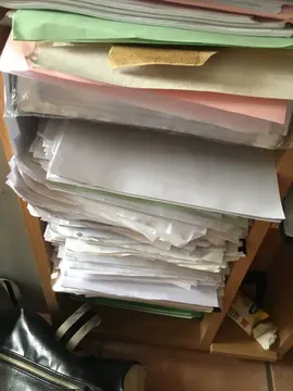 gros stock de feuilles de brouillon