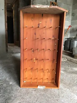 présentoirs en bois