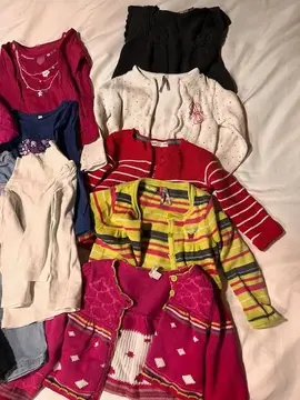 lot de vêtements fille 2 ans