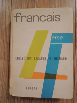 Livre de français - Lagarde et Michard