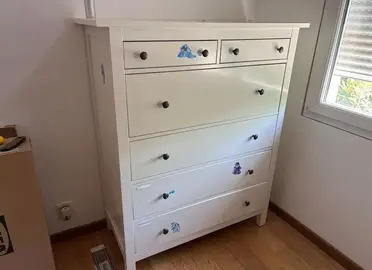 commode blanche ikea