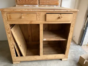 bahut en bois plein