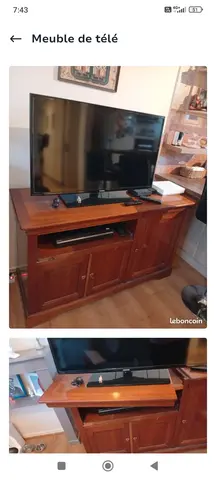 Meuble télé pivotant