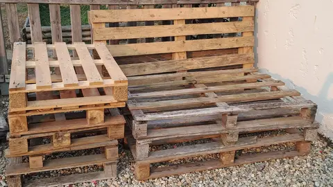 Lot de palettes
